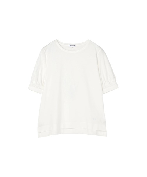 McGREGOR(マックレガー)の「【吸水速乾/接触冷感】ギャザープルオーバー(Tシャツ/カットソー・レディース・ネイビー/イエロー/グリーン/ホワイト/ダークブラウン・L/M)」の13枚目の写真