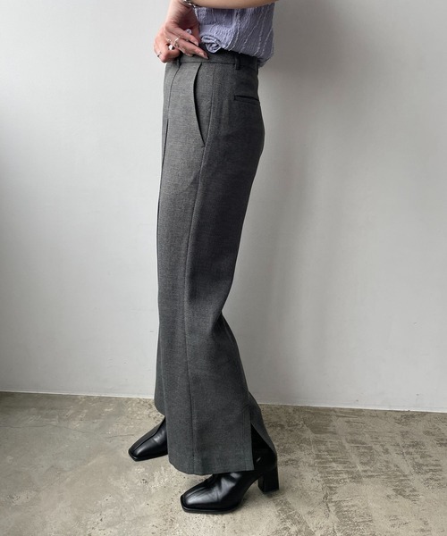 LOWRYS FARM(ローリーズファーム)の「ラナテックフレアパンツ 704173(スラックス・レディース・ブラック/ブラウン/ブラウン系その他・MEDIUM/LARGE)」の12枚目の写真