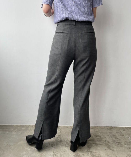 LOWRYS FARM(ローリーズファーム)の「ラナテックフレアパンツ 704173(スラックス・レディース・ブラック/ブラウン/ブラウン系その他・MEDIUM/LARGE)」の10枚目の写真