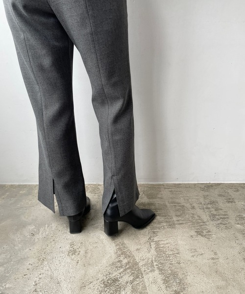 LOWRYS FARM(ローリーズファーム)の「ラナテックフレアパンツ 704173(スラックス・レディース・ブラック/ブラウン/ブラウン系その他・MEDIUM/LARGE)」の4枚目の写真