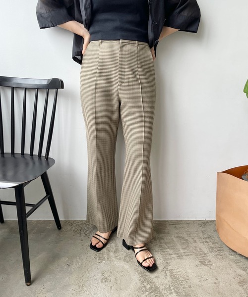 LOWRYS FARM(ローリーズファーム)の「ラナテックフレアパンツ 704173(スラックス・レディース・ブラック/ブラウン/ブラウン系その他・MEDIUM/LARGE)」の19枚目の写真