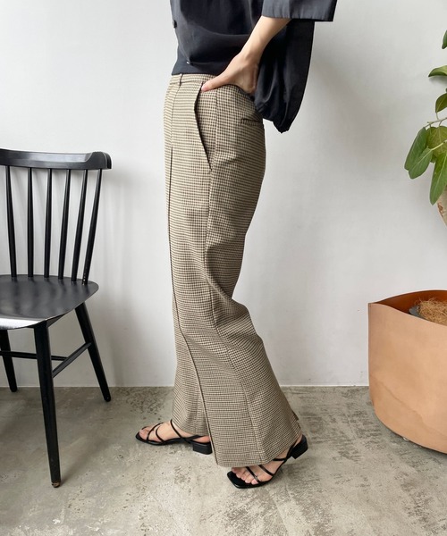 LOWRYS FARM(ローリーズファーム)の「ラナテックフレアパンツ 704173(スラックス・レディース・ブラック/ブラウン/ブラウン系その他・MEDIUM/LARGE)」の13枚目の写真