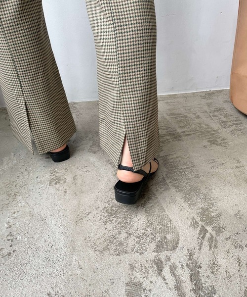 LOWRYS FARM(ローリーズファーム)の「ラナテックフレアパンツ 704173(スラックス・レディース・ブラック/ブラウン/ブラウン系その他・MEDIUM/LARGE)」の11枚目の写真