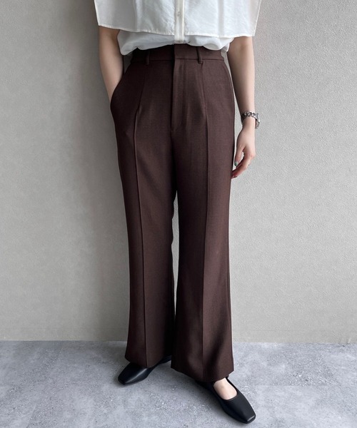 LOWRYS FARM(ローリーズファーム)の「ラナテックフレアパンツ 704173(スラックス・レディース・ブラック/ブラウン/ブラウン系その他・MEDIUM/LARGE)」の17枚目の写真