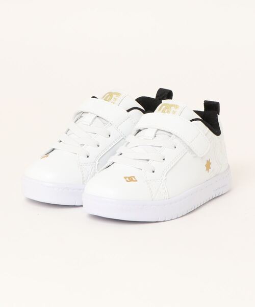 DC SHOES ディーシーシューズ KS COURT GRAFFIK LITE EV【軽量】キッズスニーカー(キッズコートグラフィックライトEV) DK234602（スニーカー）｜DC SHOES（ディーシーシューズ）
