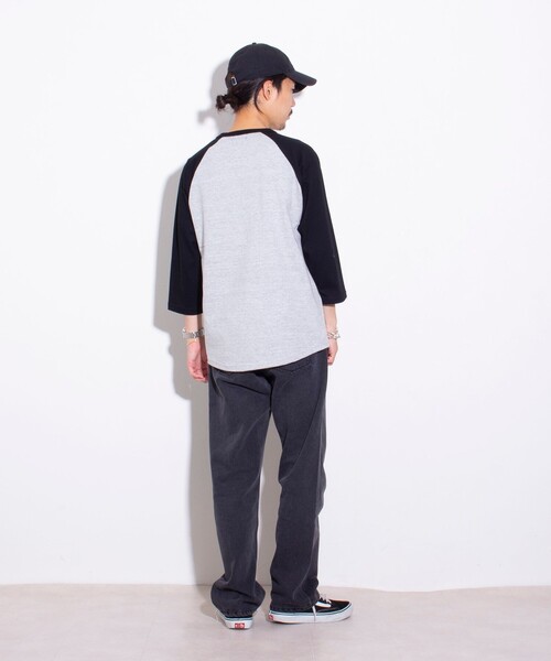 GLOSTER(グロスター)の「【限定展開】【GLOSTER/グロスター】ルーズ ラグラン 7分袖Tシャツ ベーシック(Tシャツ/カットソー・メンズ・グレー/ホワイト系その他2/ホワイト系その他・S/M/L/XL)」の5枚目の写真