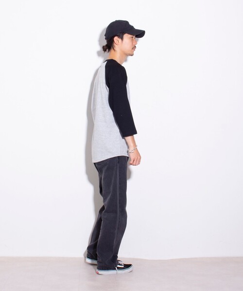 GLOSTER(グロスター)の「【限定展開】【GLOSTER/グロスター】ルーズ ラグラン 7分袖Tシャツ ベーシック(Tシャツ/カットソー・メンズ・グレー/ホワイト系その他2/ホワイト系その他・S/M/L/XL)」の6枚目の写真