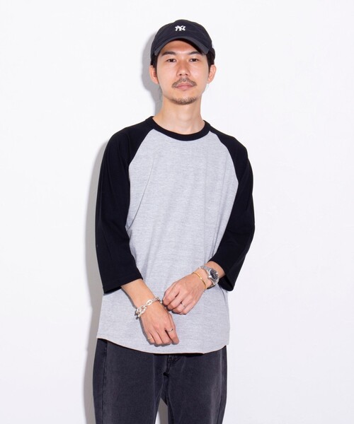 GLOSTER(グロスター)の「【限定展開】【GLOSTER/グロスター】ルーズ ラグラン 7分袖Tシャツ ベーシック(Tシャツ/カットソー・メンズ・グレー/ホワイト系その他2/ホワイト系その他・S/M/L/XL)」の7枚目の写真