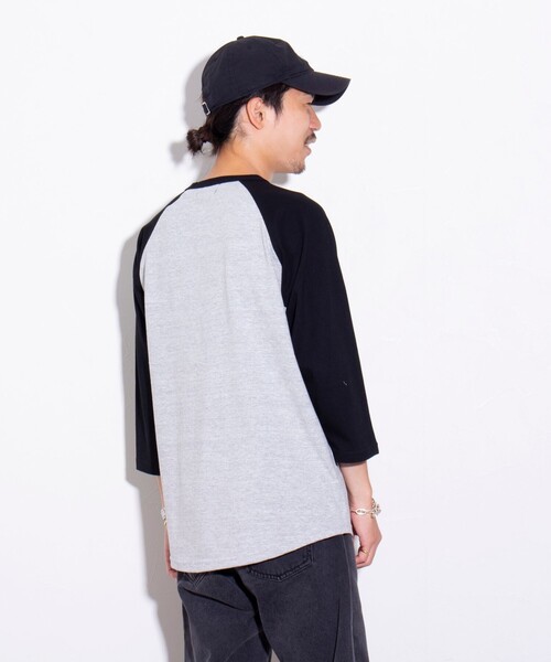 GLOSTER(グロスター)の「【限定展開】【GLOSTER/グロスター】ルーズ ラグラン 7分袖Tシャツ ベーシック(Tシャツ/カットソー・メンズ・グレー/ホワイト系その他2/ホワイト系その他・S/M/L/XL)」の9枚目の写真
