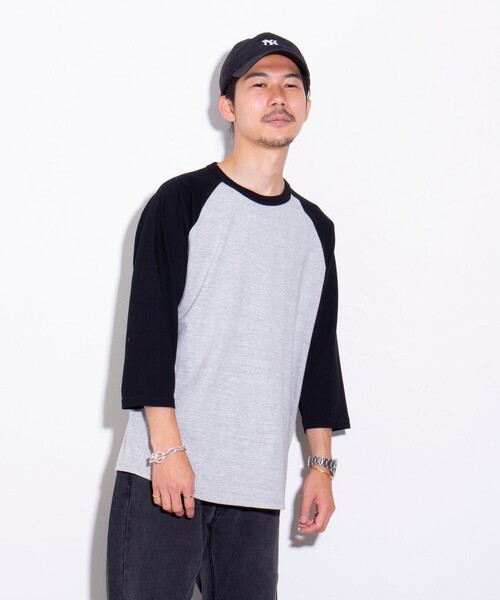 GLOSTER(グロスター)の「【限定展開】【GLOSTER/グロスター】ルーズ ラグラン 7分袖Tシャツ ベーシック(Tシャツ/カットソー・メンズ・グレー/ホワイト系その他2/ホワイト系その他・S/M/L/XL)」の10枚目の写真