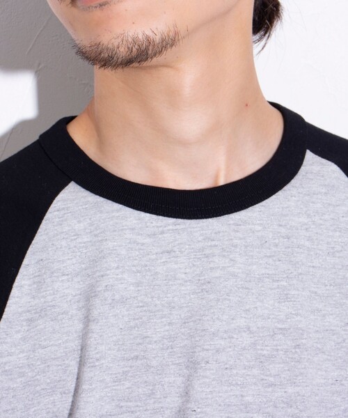 GLOSTER(グロスター)の「【限定展開】【GLOSTER/グロスター】ルーズ ラグラン 7分袖Tシャツ ベーシック(Tシャツ/カットソー・メンズ・グレー/ホワイト系その他2/ホワイト系その他・S/M/L/XL)」の11枚目の写真