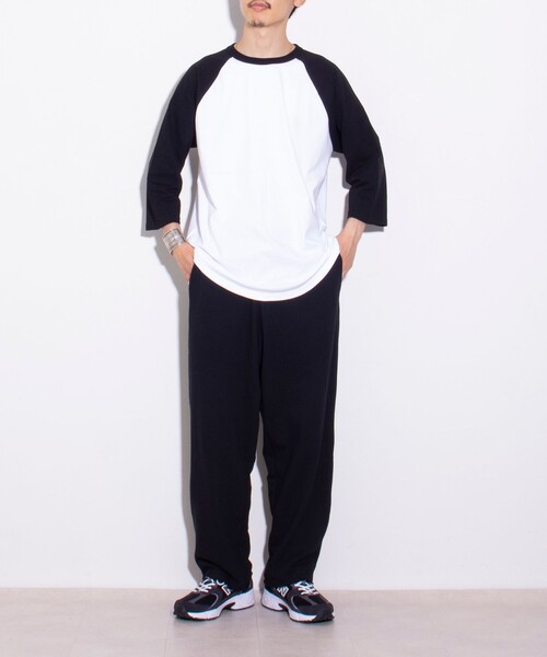 GLOSTER(グロスター)の「【限定展開】【GLOSTER/グロスター】ルーズ ラグラン 7分袖Tシャツ ベーシック(Tシャツ/カットソー・メンズ・グレー/ホワイト系その他2/ホワイト系その他・S/M/L/XL)」の17枚目の写真