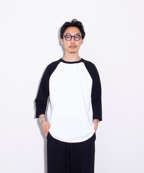 GLOSTER(グロスター)の「【限定展開】【GLOSTER/グロスター】ルーズ ラグラン 7分袖Tシャツ ベーシック(Tシャツ/カットソー・メンズ・グレー/ホワイト系その他2/ホワイト系その他・S/M/L/XL)」の18枚目の写真