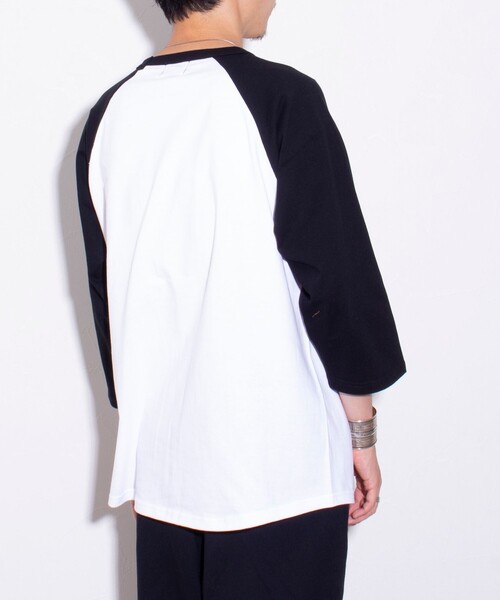 GLOSTER(グロスター)の「【限定展開】【GLOSTER/グロスター】ルーズ ラグラン 7分袖Tシャツ ベーシック(Tシャツ/カットソー・メンズ・グレー/ホワイト系その他2/ホワイト系その他・S/M/L/XL)」の21枚目の写真