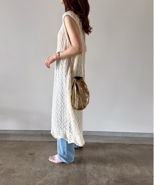 t a r o s u(タロス)の「lace onepiece/レースワンピース(ワンピース・レディース・アイボリー・FREE)」の12枚目の写真