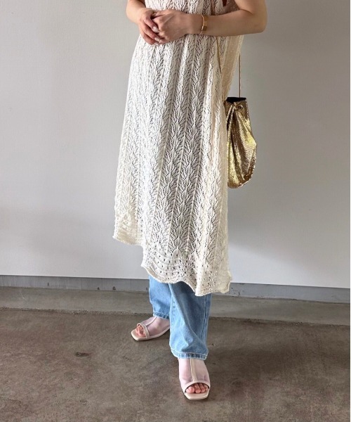 t a r o s u(タロス)の「lace onepiece/レースワンピース(ワンピース・レディース・アイボリー・FREE)」の10枚目の写真