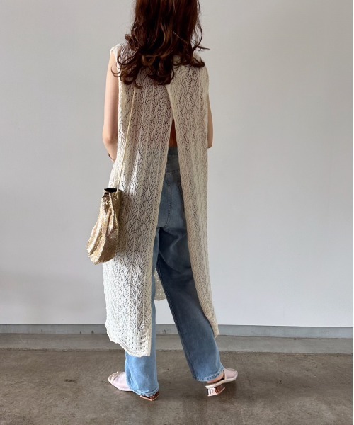 t a r o s u(タロス)の「lace onepiece/レースワンピース(ワンピース・レディース・アイボリー・FREE)」の2枚目の写真