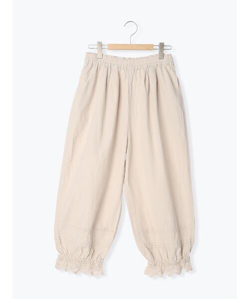 Samansa Mos2（サマンサ モスモス）の「裾絞りレースパンツ（その他パンツ・レディース・ベージュ/チャコールグレー/ブラック・F）」の12枚目の写真