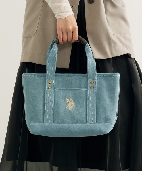セール】【U.S. POLO ASSN.】キャンバストートS トートバッグ