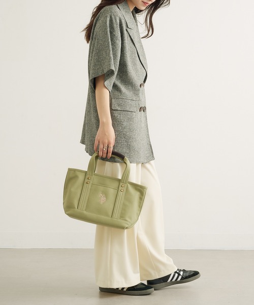 セール】【U.S. POLO ASSN.】キャンバストートS トートバッグ