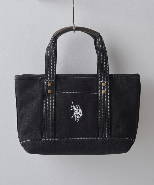 U.S. POLO ASSN.(ユーエスポロアッスン)の「【U.S. POLO ASSN.】キャンバストートS トートバッグ USPA1862(トートバッグ・レディース・オフホワイト/ホワイト×ブラック/レッド/グリーン/ブラック/カモフラージュ/インディゴブルー/ホワイト/ライトグリーン/グリーン系1/ダークインディゴブルー/ロイヤルブルー/イエロー/オレンジ/ブラック系1/ピンク・FREE)」の17枚目の写真