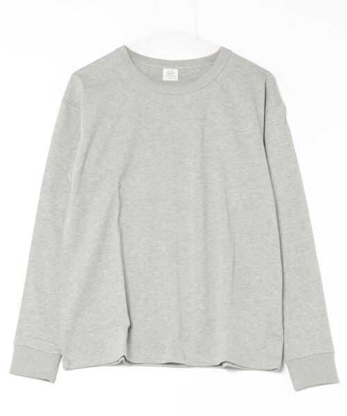 FRUIT OF THE LOOM(フルーツオブザルーム)の「LONGSLEEVE TEE / 長袖 / ロンT / 無地 / ユニセックス(Tシャツ/カットソー・メンズ・杢グレー/ベージュ・S/M/L/LL)」の2枚目の写真