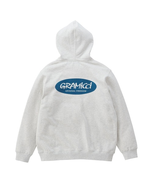 Gramicci（グラミチ）の「【GRAMICCI/グラミチ】 ORIGINAL FREEDOM OVAL HOODED SWEATSHIRT（パーカー・メンズ・ブラウン系その他/ホワイト系その他/ブルー系その他・L/XL/M/XXL/S）」の10枚目の写真