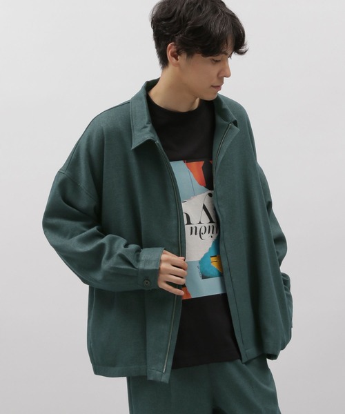 LAKOLE（ラコレ）の「起毛PEバルーンブルゾン / 967931（ブルゾン・メンズ・グリーン/ブラック/ダークブラウン・LARGE/SMALL/MEDIUM）」の3枚目の写真