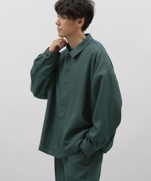 LAKOLE（ラコレ）の「起毛PEバルーンブルゾン / 967931（ブルゾン・メンズ・グリーン/ブラック/ダークブラウン・LARGE/SMALL/MEDIUM）」の9枚目の写真