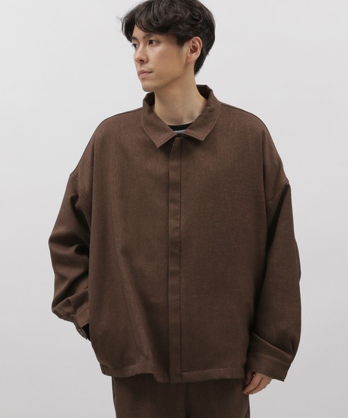 LAKOLE（ラコレ）の「起毛PEバルーンブルゾン / 967931（ブルゾン・メンズ・グリーン/ブラック/ダークブラウン・LARGE/SMALL/MEDIUM）」の7枚目の写真