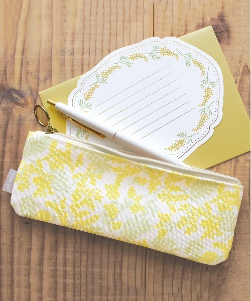 COMMON WARE（コモンウェアー）の「EC:MATOKA PIANTA PEN CASEE ペンケース（ペン類・レディース・ライトブルー/アイボリー/ベビーピンク/サックスブルー/グレイッシュベージュ/ライトイエロー・FREE）」の5枚目の写真