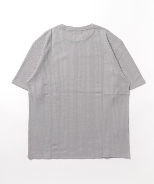 Bling Leads（ブリングリーズ）の「【Bl】【Bling leads】半袖ワッフルクルーネックTシャツ（Tシャツ/カットソー・レディース・グレー/ホワイト/ブラック・LARGE/MEDIUM）」の8枚目の写真