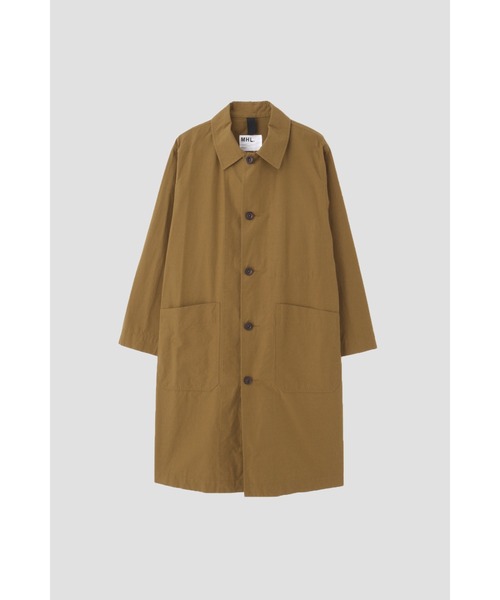 MHL.（エムエイチエル）の「PROOFED COTTON POPLIN（ステンカラー