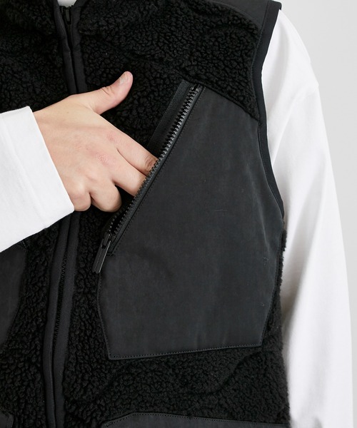 WhiteMountaineering 23AW BOA FLEECE VEST WHITE MOUNTAINEERING（ホワイトマウンテニアリング）の