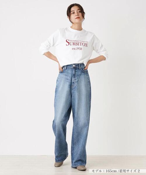 Brahmin(ブラーミン)の「【BRAHMIN】カレッジロゴ長袖カットソー(Tシャツ/カットソー・レディース・オフホワイト/ブラック/ライトブラウン・2)」の5枚目の写真