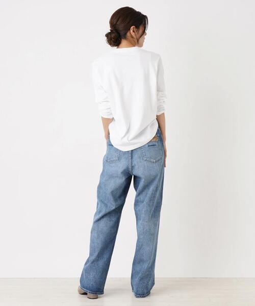 Brahmin(ブラーミン)の「【BRAHMIN】カレッジロゴ長袖カットソー(Tシャツ/カットソー・レディース・オフホワイト/ブラック/ライトブラウン・2)」の7枚目の写真