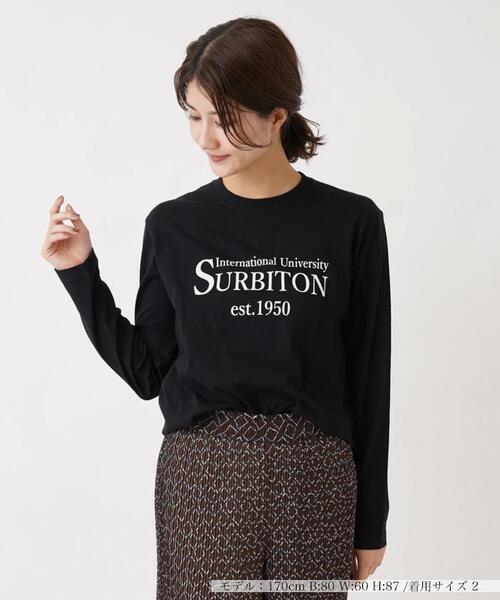 Brahmin(ブラーミン)の「【BRAHMIN】カレッジロゴ長袖カットソー(Tシャツ/カットソー・レディース・オフホワイト/ブラック/ライトブラウン・2)」の8枚目の写真