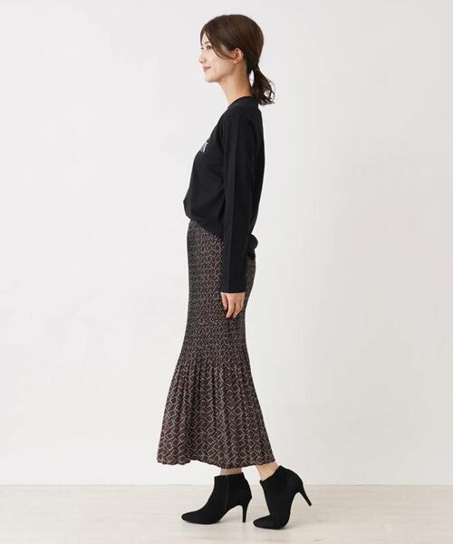 Brahmin(ブラーミン)の「【BRAHMIN】カレッジロゴ長袖カットソー(Tシャツ/カットソー・レディース・オフホワイト/ブラック/ライトブラウン・2)」の10枚目の写真