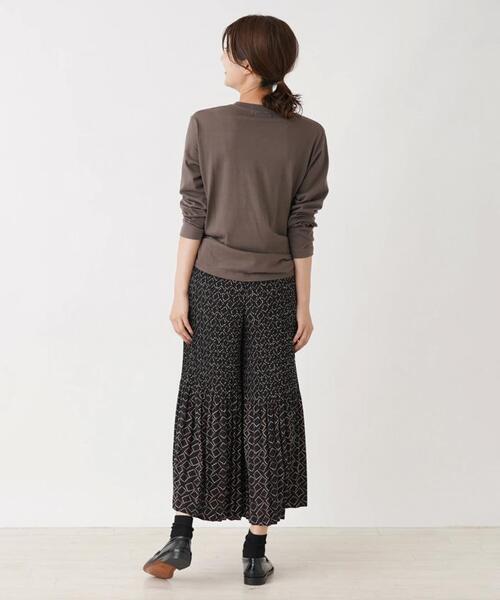 Brahmin(ブラーミン)の「【BRAHMIN】カレッジロゴ長袖カットソー(Tシャツ/カットソー・レディース・オフホワイト/ブラック/ライトブラウン・2)」の15枚目の写真