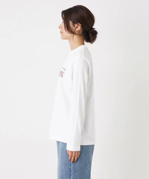 Brahmin(ブラーミン)の「【BRAHMIN】カレッジロゴ長袖カットソー(Tシャツ/カットソー・レディース・オフホワイト/ブラック/ライトブラウン・2)」の17枚目の写真