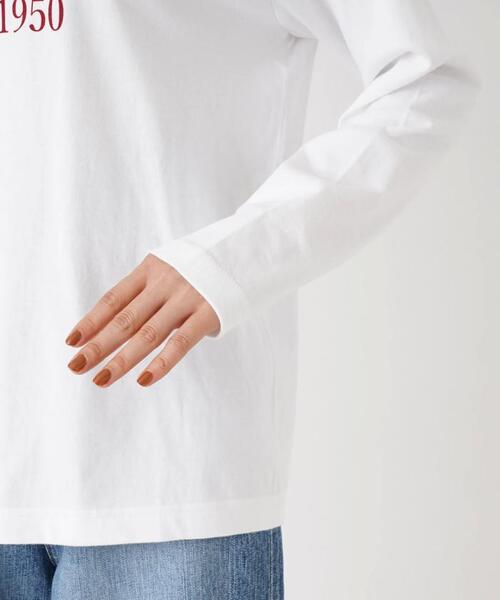 Brahmin(ブラーミン)の「【BRAHMIN】カレッジロゴ長袖カットソー(Tシャツ/カットソー・レディース・オフホワイト/ブラック/ライトブラウン・2)」の21枚目の写真