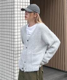 【NOMANUAL】HAIRY SOFT CARDIGAN / 【ノーマニュアル】ヘアリーソフト長袖カーディガン