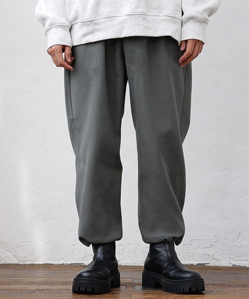 MinoriTY】ウールライクパンツ テーパードパンツ スラックス メンズ 春