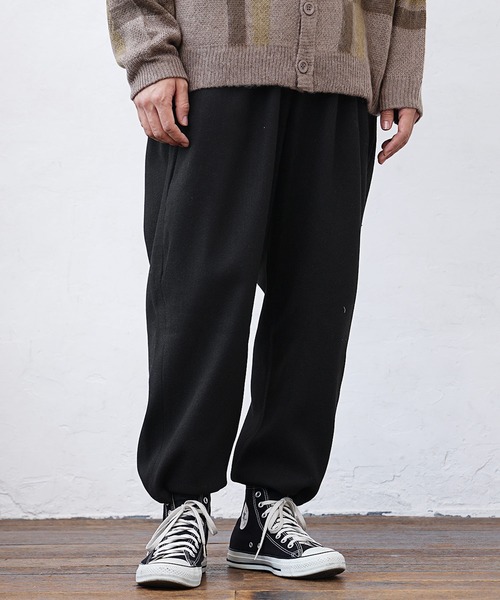 MinoriTY（マイノリティ）の「【MinoriTY】ウールライクパンツ テーパードパンツ スラックス メンズ 春服 冬服（スラックス・メンズ・ブラック/カーキ/アイボリー・L/M）」の8枚目の写真