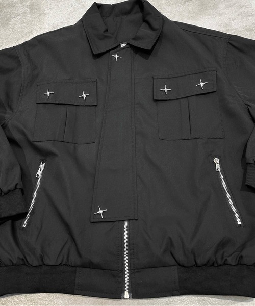 sedacle(セダクル)の「ビックポケットジップジャケット(テーラードジャケット・メンズ・ブラック・MEDIUM/LARGE)」の10枚目の写真