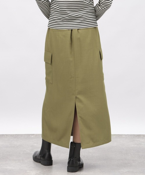 LAKOLE(ラコレ)の「カーゴポケットスカート / 982202(スカート・レディース・ブラック/カーキ・MEDIUM/SMALL)」の8枚目の写真