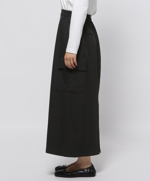 LAKOLE(ラコレ)の「カーゴポケットスカート / 982202(スカート・レディース・ブラック/カーキ・MEDIUM/SMALL)」の4枚目の写真