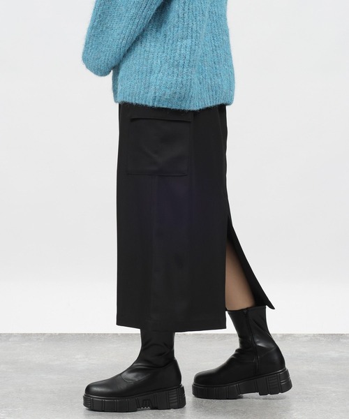 LAKOLE(ラコレ)の「カーゴポケットスカート / 982202(スカート・レディース・ブラック/カーキ・MEDIUM/SMALL)」の11枚目の写真