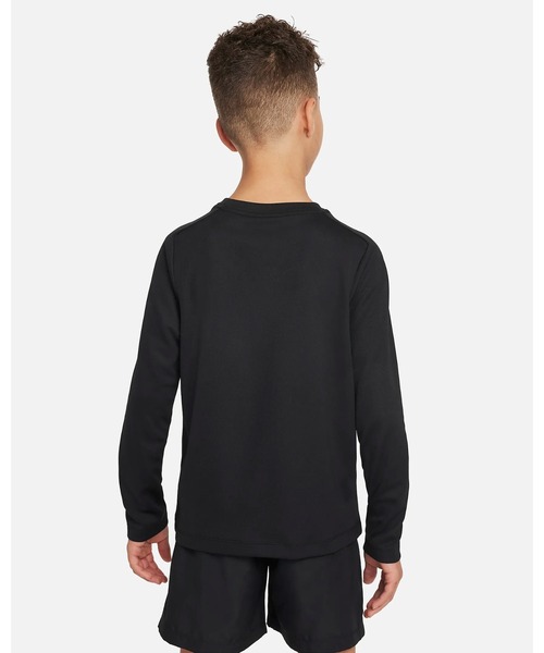 NIKE(ナイキ)の「《NIKEアパレル》YTH DF MULTI+ L/S トップ(Tシャツ/カットソー・キッズ・カーキ系/ブラック/ホワイト・140/160/130/150)」の9枚目の写真