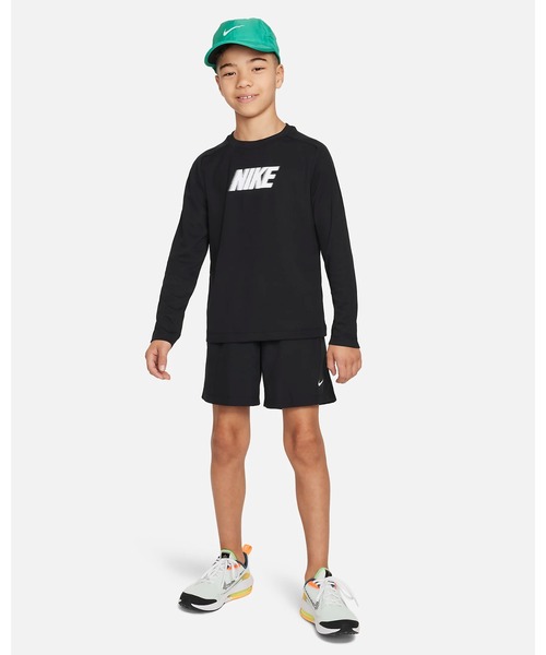 NIKE(ナイキ)の「《NIKEアパレル》YTH DF MULTI+ L/S トップ(Tシャツ/カットソー・キッズ・カーキ系/ブラック/ホワイト・140/160/130/150)」の11枚目の写真